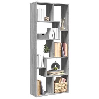 Kamerscherm / boekenkast 67x25x161,5 cm hout grijs sonoma eiken 1