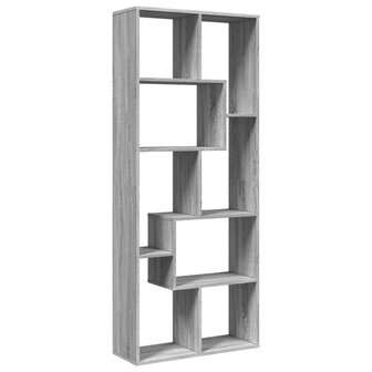 Kamerscherm / boekenkast 67x25x161,5 cm hout grijs sonoma eiken 2