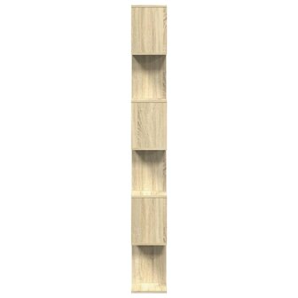 Kamerscherm / boekenkast 6-laags 70x24x193 cm hout sonoma eiken 6