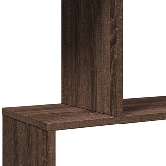 Kamerscherm / boekenkast 6-laags 70x24x193 cm hout bruin eiken 9