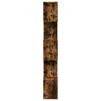 Kamerscherm / boekenkast 5-laags 70x24x161 cm hout gerookt eik 6