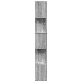 Kamerscherm / boekenkast 5-laags 70x24x161 cm hout grijs sonoma 6