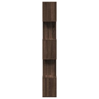 Kamerscherm / boekenkast 5-laags 70x24x161 cm hout bruin eiken 6