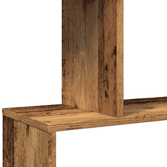 Kamerscherm / boekenkast 5-laags 70x24x161 cm hout oud hout 9