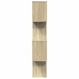 Kamerscherm / boekenkast 4-laags 70x24x129 cm hout sonoma eiken 6