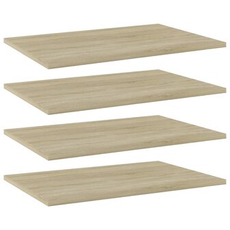 Wandschappen 4 st 60x40x1,5 cm bewerkt hout sonoma eikenkleurig 1