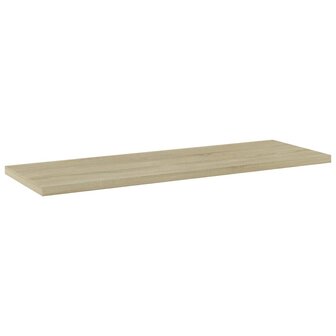 Wandschappen 4 st 60x20x1,5 cm spaanplaat sonoma eikenkleurig 2