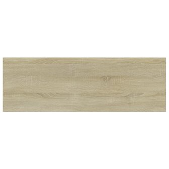 Wandschappen 4 st 60x20x1,5 cm spaanplaat sonoma eikenkleurig 4