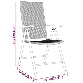 3-delige Tuinset zwart 7