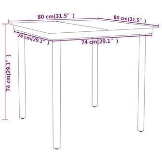 3-delige Tuinset zwart 8