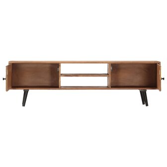 Tv-meubel 140x30x40 cm massief acaciahout 3