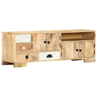 Tv-meubel 120x30x40 cm massief mangohout 12