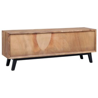 Tv-meubel 120x30x45 cm massief teakhout  5