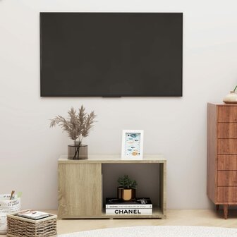 Tv-meubel 60x24x32 cm bewerkt hout sonoma eikenkleurig 1