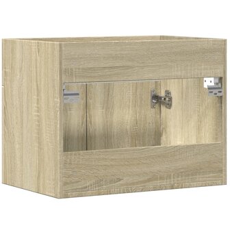 Wastafelkast 60x38,5x46 cm spaanplaat sonoma eikenkleurig 6