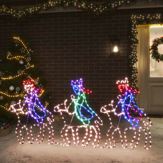 Kerstfiguren drie wijzen met 504 LED&amp;apos;s 70x50 cm 1