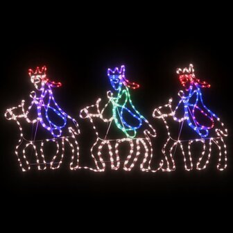 Kerstfiguren drie wijzen met 504 LED&amp;apos;s 70x50 cm 3