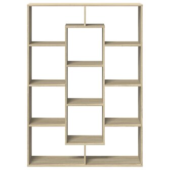 Boekenkast 102x29x143 cm bewerkt hout sonoma eikenkleurig 5