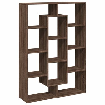 Boekenkast 102x29x143 cm bewerkt hout bruin eikenkleur 2