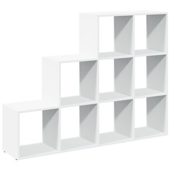 Kamerscherm / boekenkast 3-laags 137,5x29x103,5 cm hout wit 7