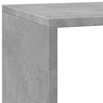 Kamerscherm / boekenkast 3-laags 137,5x29x103,5 cm hout grijs 9