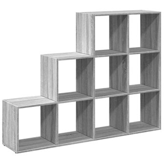 Kamerscherm / boekenkast 137,5x29x103,5 cm hout grijs sonoma 7