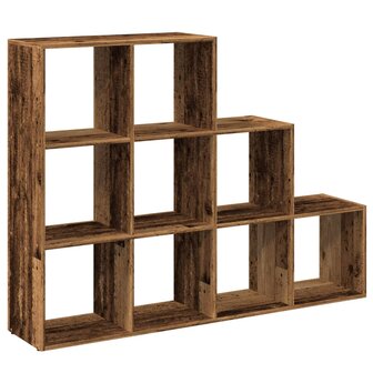 Kamerscherm / boekenkast 137,5x29x103,5 cm hout oud hout 2