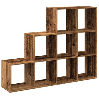 Kamerscherm / boekenkast 137,5x29x103,5 cm hout oud hout 7