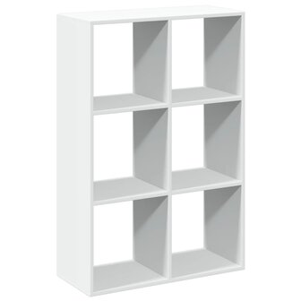 Kamerscherm / boekenkast 69,5x29x103,5 cm bewerkt hout wit 7