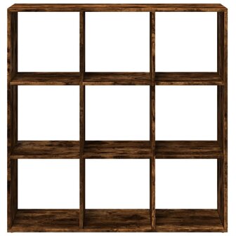 Kamerscherm / boekenkast 102x29x103,5 cm hout gerookt eiken 5