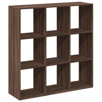 Kamerscherm / boekenkast 102x29x103,5 cm hout bruin eikenkleur 7