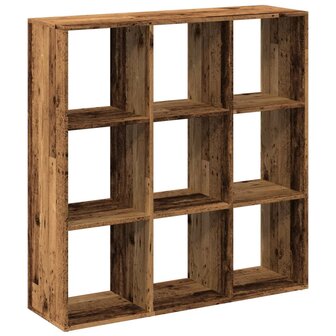 Kamerscherm / boekenkast 102x29x103,5 cm hout oud houtkleurig 2