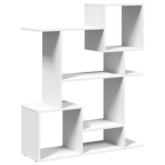 Kamerscherm / boekenkast 92x29x112 cm bewerkt hout wit 7