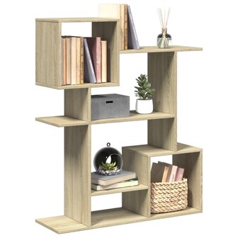 Kamerscherm / boekenkast 92x29x112 cm hout sonoma eikenkleur 1