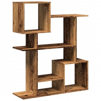 Kamerscherm / boekenkast 92x29x112 cm hout oud houtkleurig 2