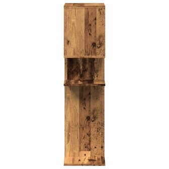 Kamerscherm / boekenkast 92x29x112 cm hout oud houtkleurig 6