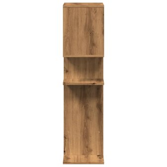 Kamerscherm / boekenkast 92x29x112 cm hout artisanaal eiken 6