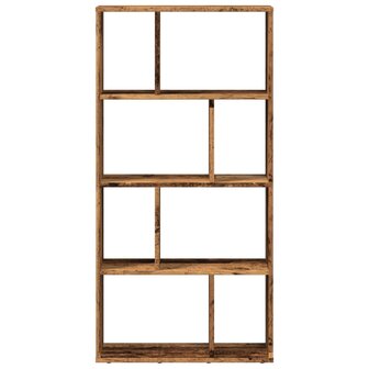 Boekenkast 60x20x120 cm bewerkt hout oud houtkleurig 5