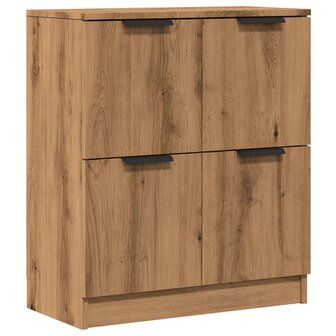 Dressoir 60x30x70 cm bewerkt hout artisan eikenkleurig 2