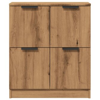 Dressoir 60x30x70 cm bewerkt hout artisan eikenkleurig 4