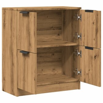 Dressoir 60x30x70 cm bewerkt hout artisan eikenkleurig 7