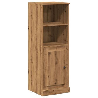 Hoge kast 36x35,5x103,5 cm bewerkt hout artisanaal eikenkleurig 2