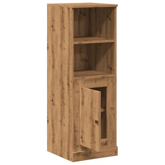 Hoge kast 36x35,5x103,5 cm bewerkt hout artisanaal eikenkleurig 4