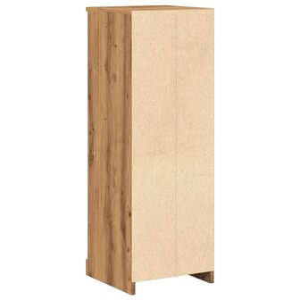 Hoge kast 36x35,5x103,5 cm bewerkt hout artisanaal eikenkleurig 7