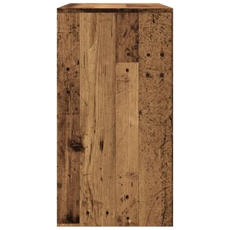 Wandtafel 89x41x76,5 cm bewerkt hout oud houtkleurig 6