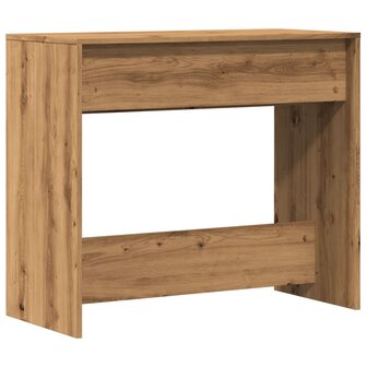 Wandtafel 89x41x76,5 cm bewerkt hout artisanaal eikenkleurig 7