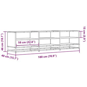 Tv-meubel 18x40x46 cm bewerkt hout sonoma eikenkleurig 9