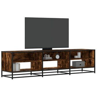 Tv-meubel 180x40x46 cm bewerkt hout gerookt eikenkleurig 1