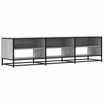 Tv-meubel 180x40x46 cm bewerkt hout grijs sonoma eikenkleurig 2