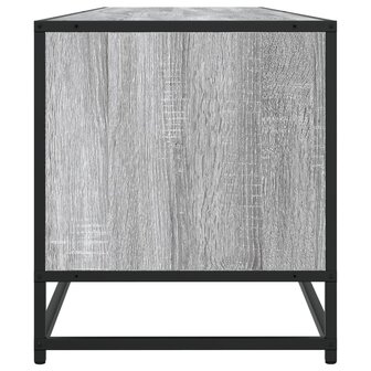 Tv-meubel 180x40x46 cm bewerkt hout grijs sonoma eikenkleurig 5